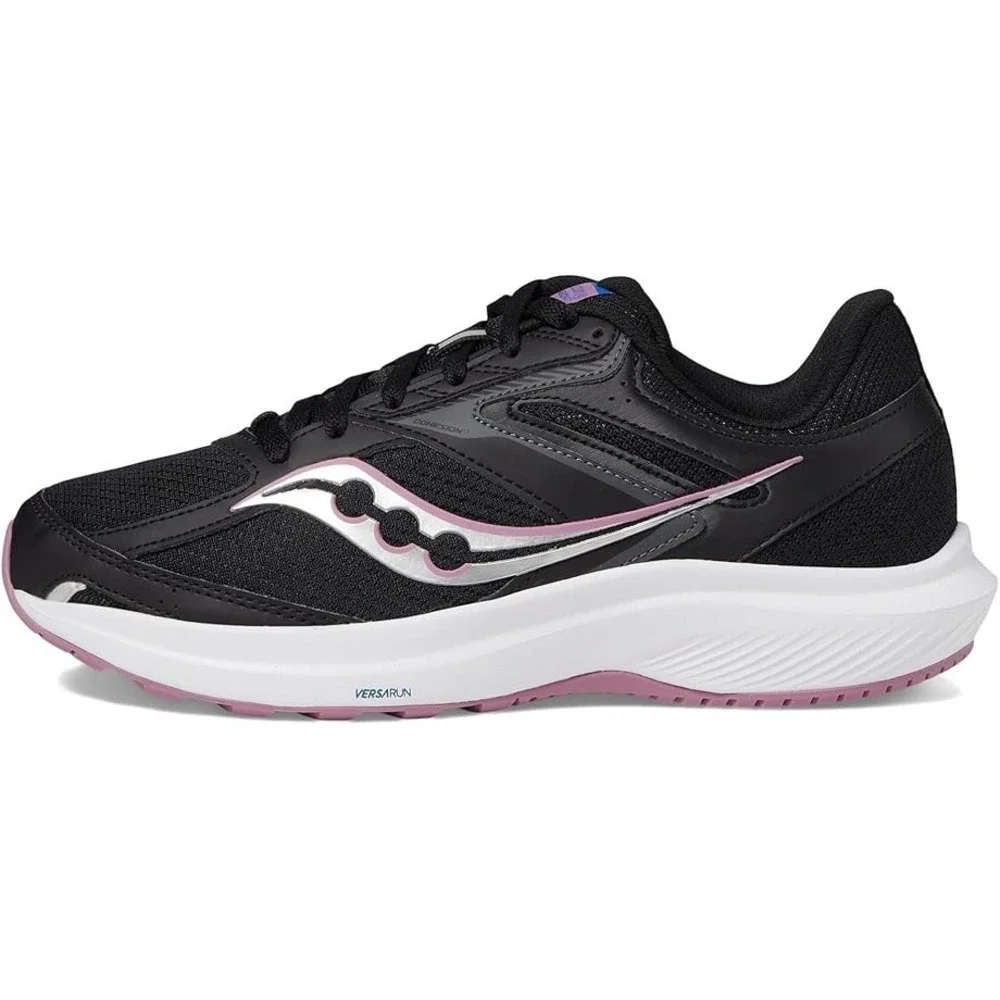 Saucony® (Women's 10.5 B) Cohesion™ 17 Running Shoes in Black/Orchid